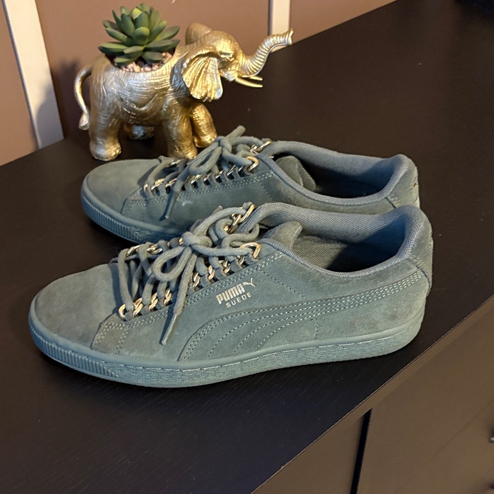 Puma Suede Sneakers - Aqua
